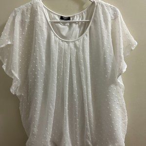 EUC Zeagoo white blouse